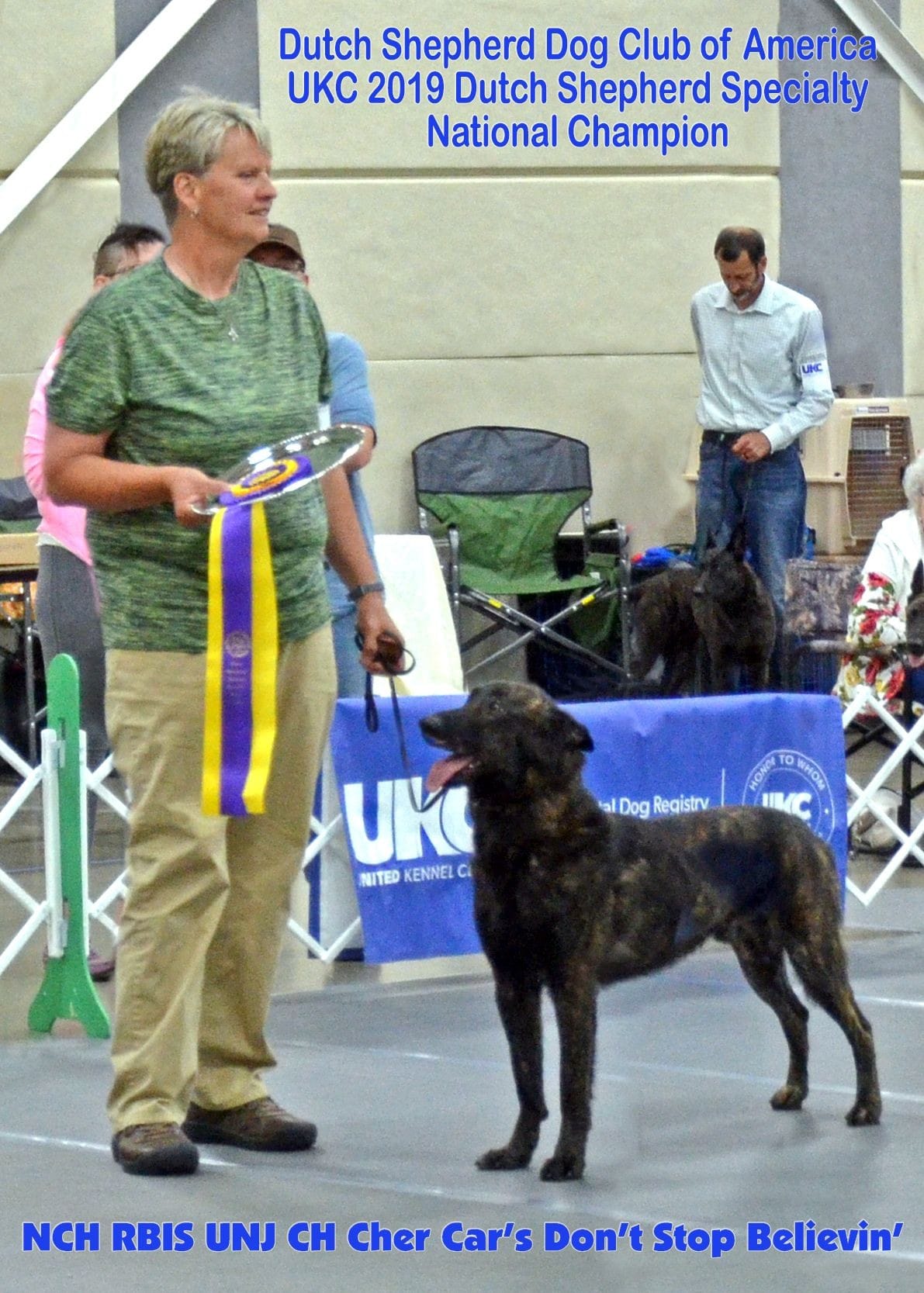 National Champion-Cher Car's Don;t Stop Believin'-breeder Lori Webster